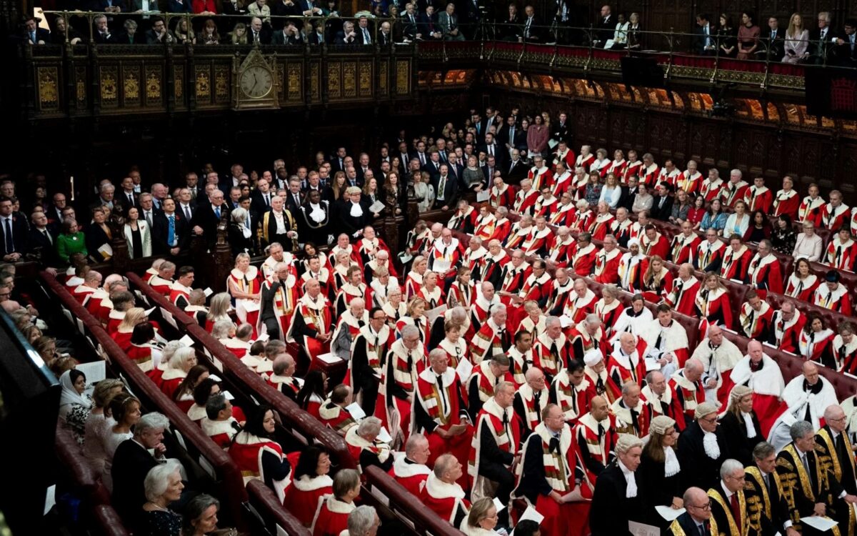 Peers in the House of Lords, Palace of Westminster 
